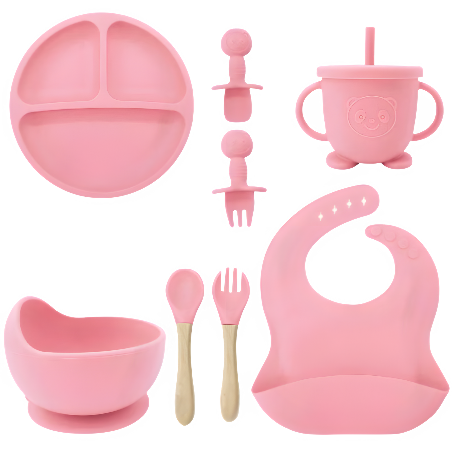 Baby- & kinderserviesset 8 stuks - (met naam)