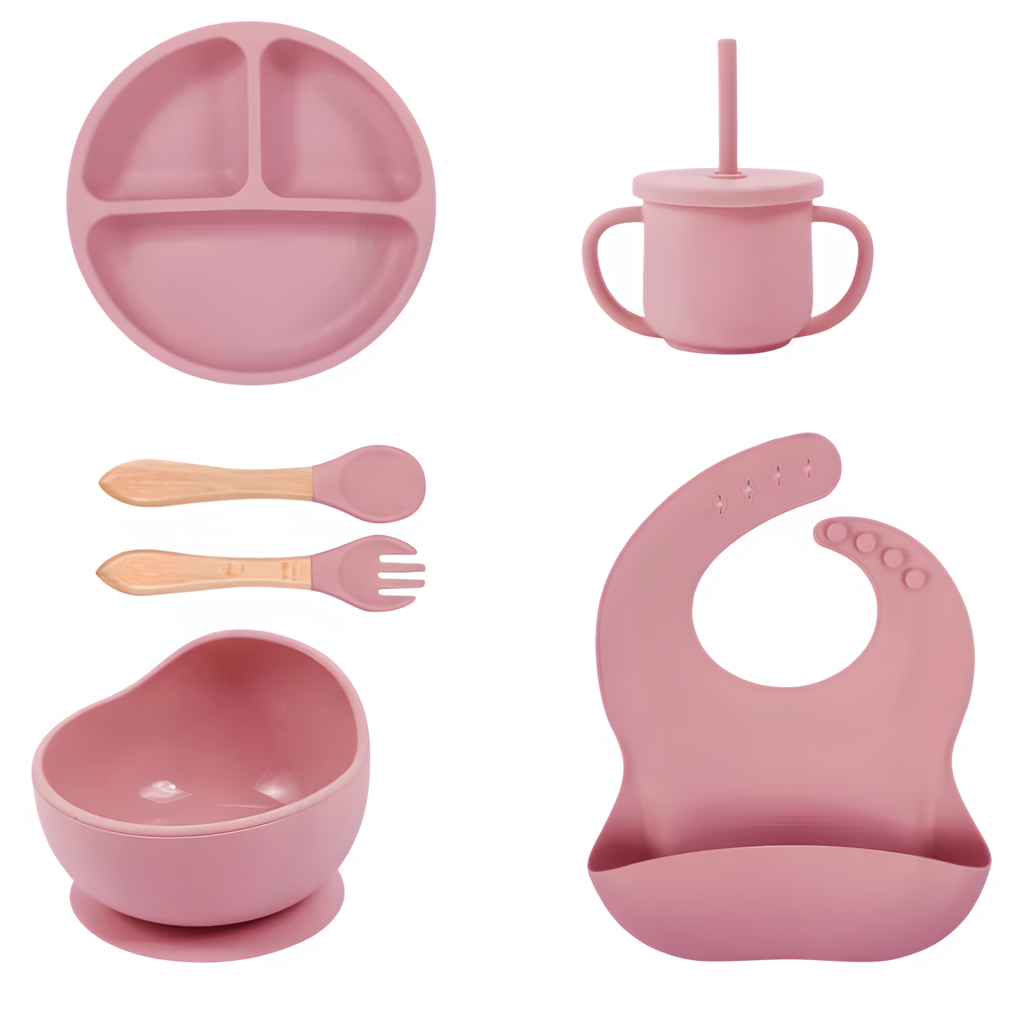Baby- & kinderserviesset 6 stuks - (met naam)