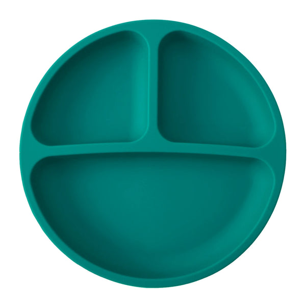 Bord met zuignap groen
