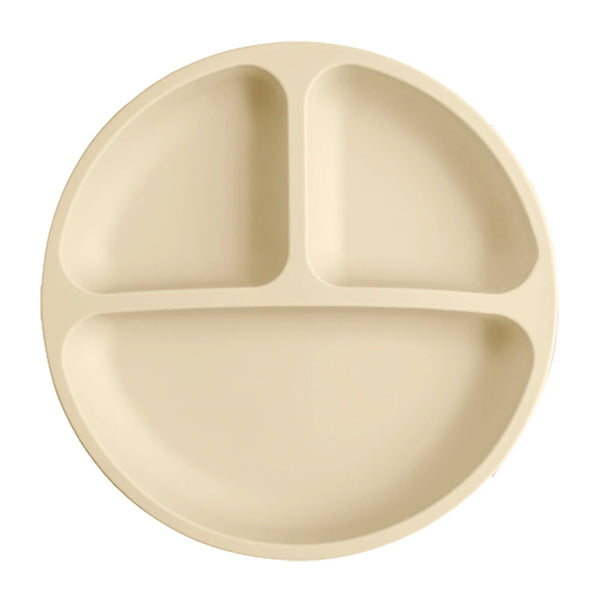 Bord met zuignap beige