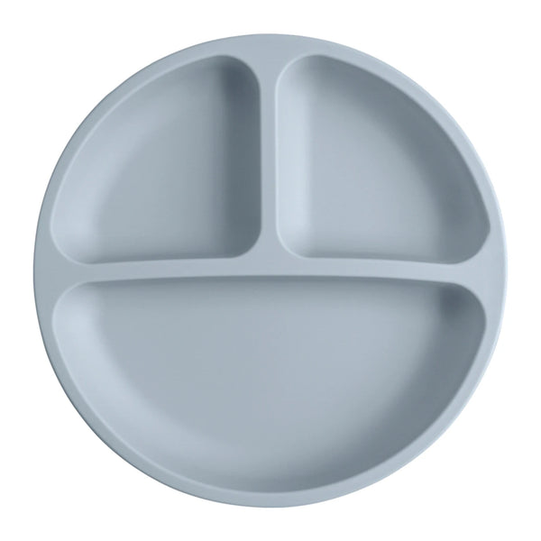 Bord met zuignap blauw