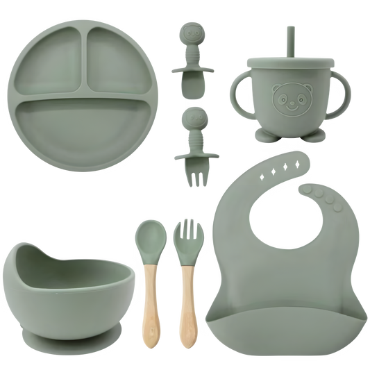 Baby- & kinderserviesset 8 stuks - (met naam)