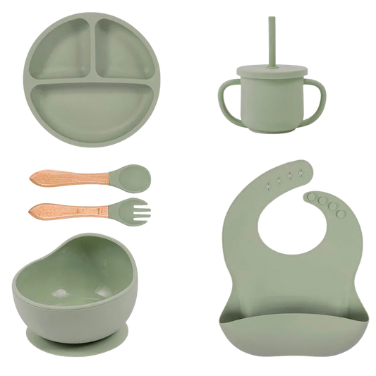 Baby- & kinderserviesset 6 stuks - (met naam)