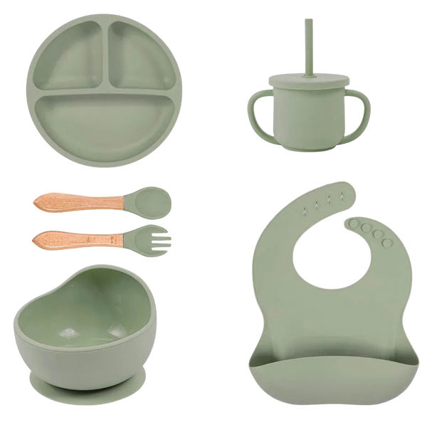 Baby- & kinderserviesset 6 stuks - (met naam)