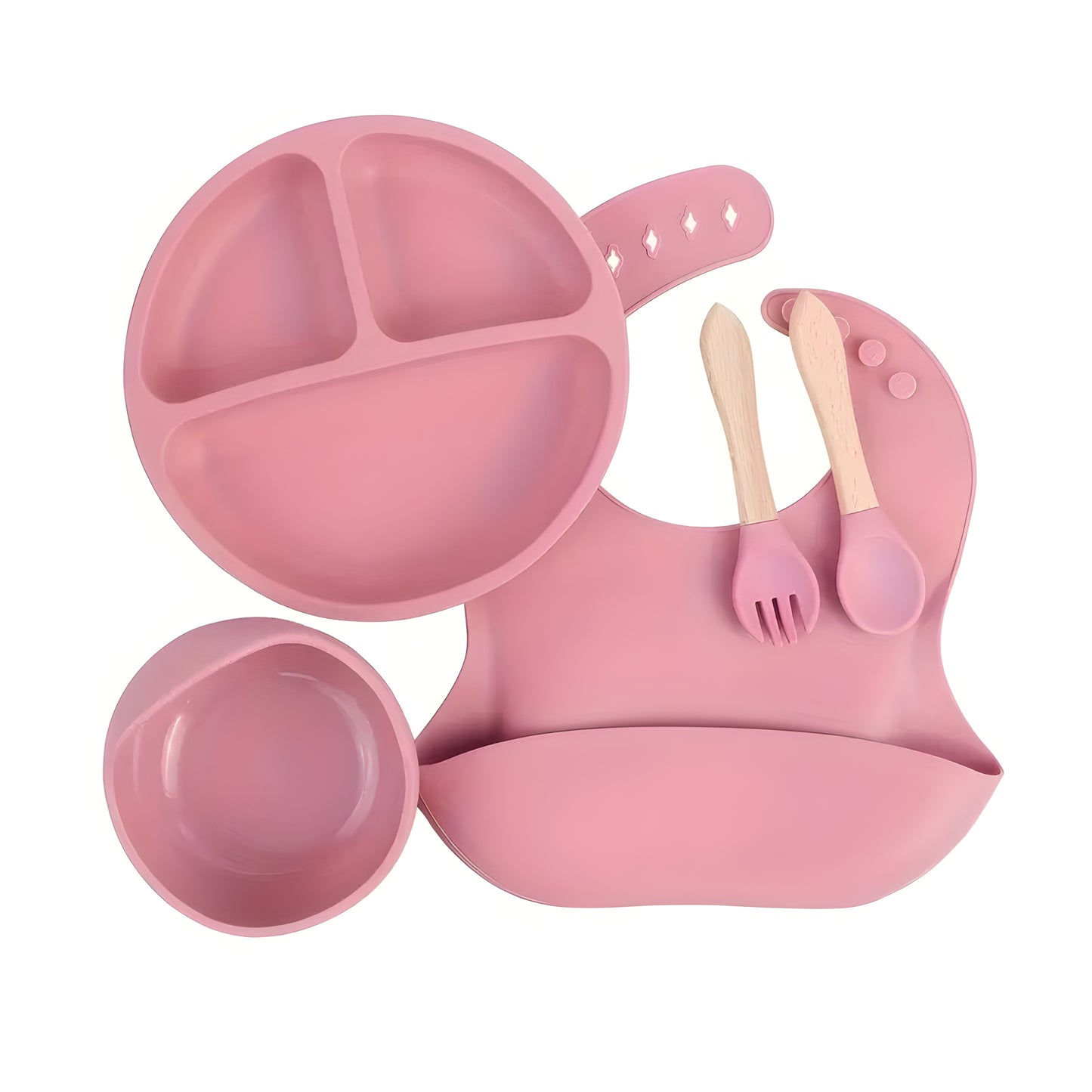 Baby- & kinderserviesset 5 stuks - (met naam)